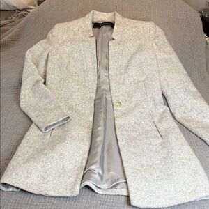 Zara Elegant Gray Women's Blazer/Coat